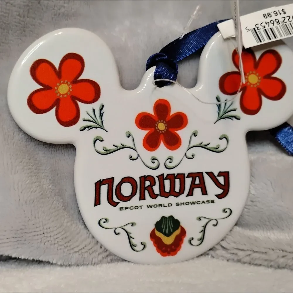 Mickey Norway Porcelain Ornament